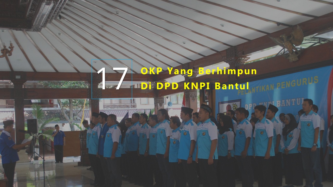 Cover 17 OKP yang berhimpun di DPD KNPI Bantul v3