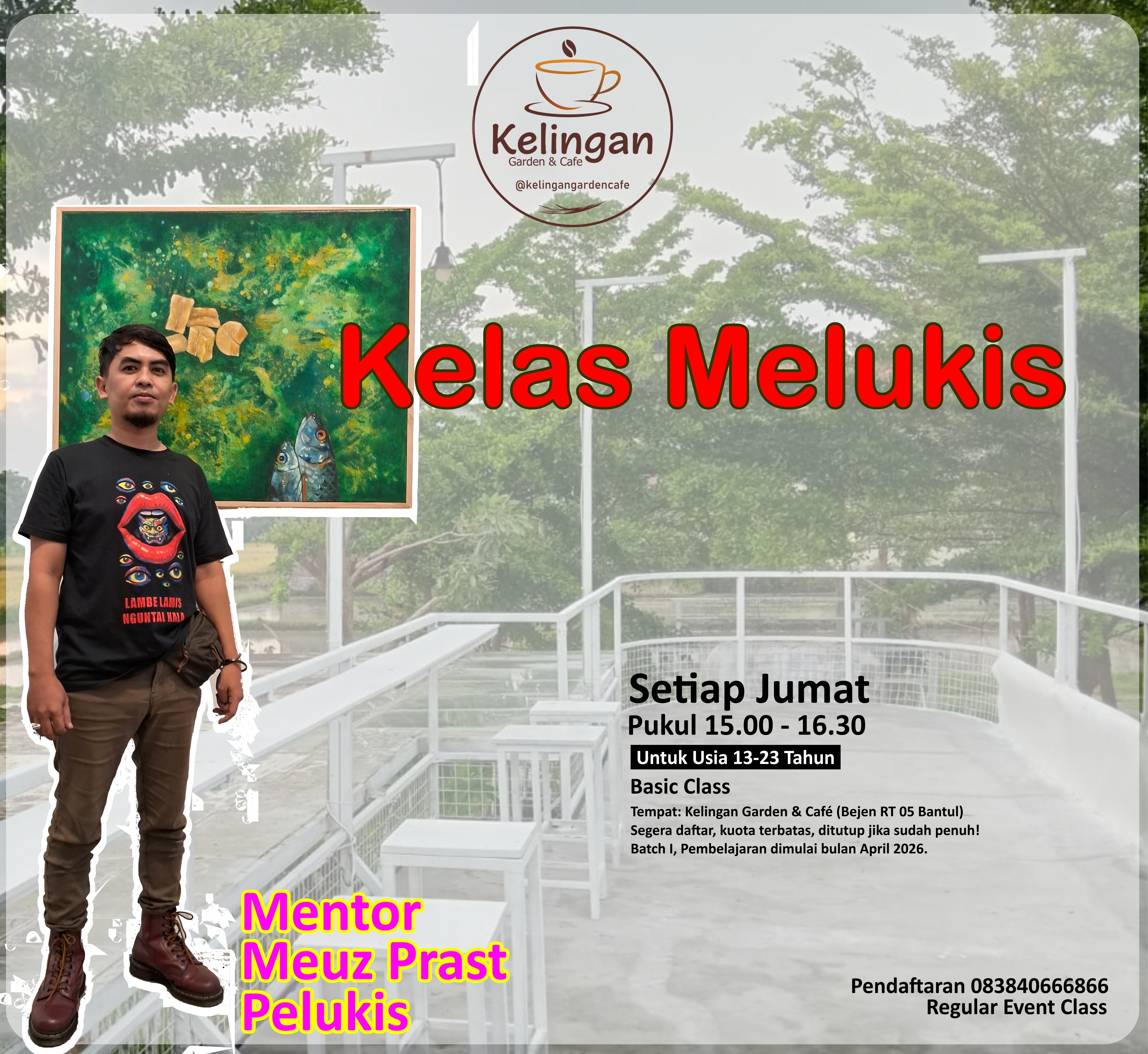 kelas kelingan melukis